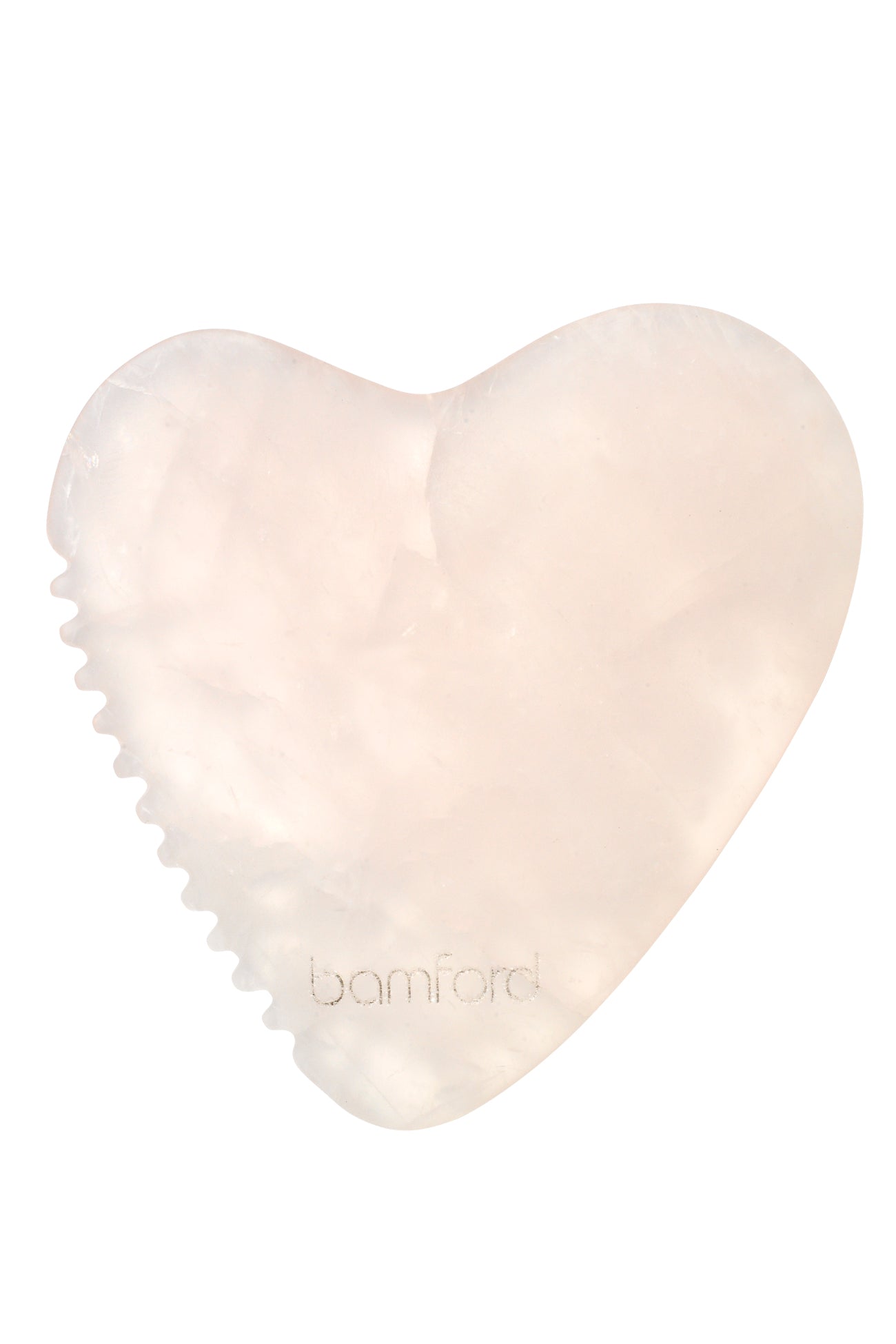 Rose Quartz Heart Gua Shua