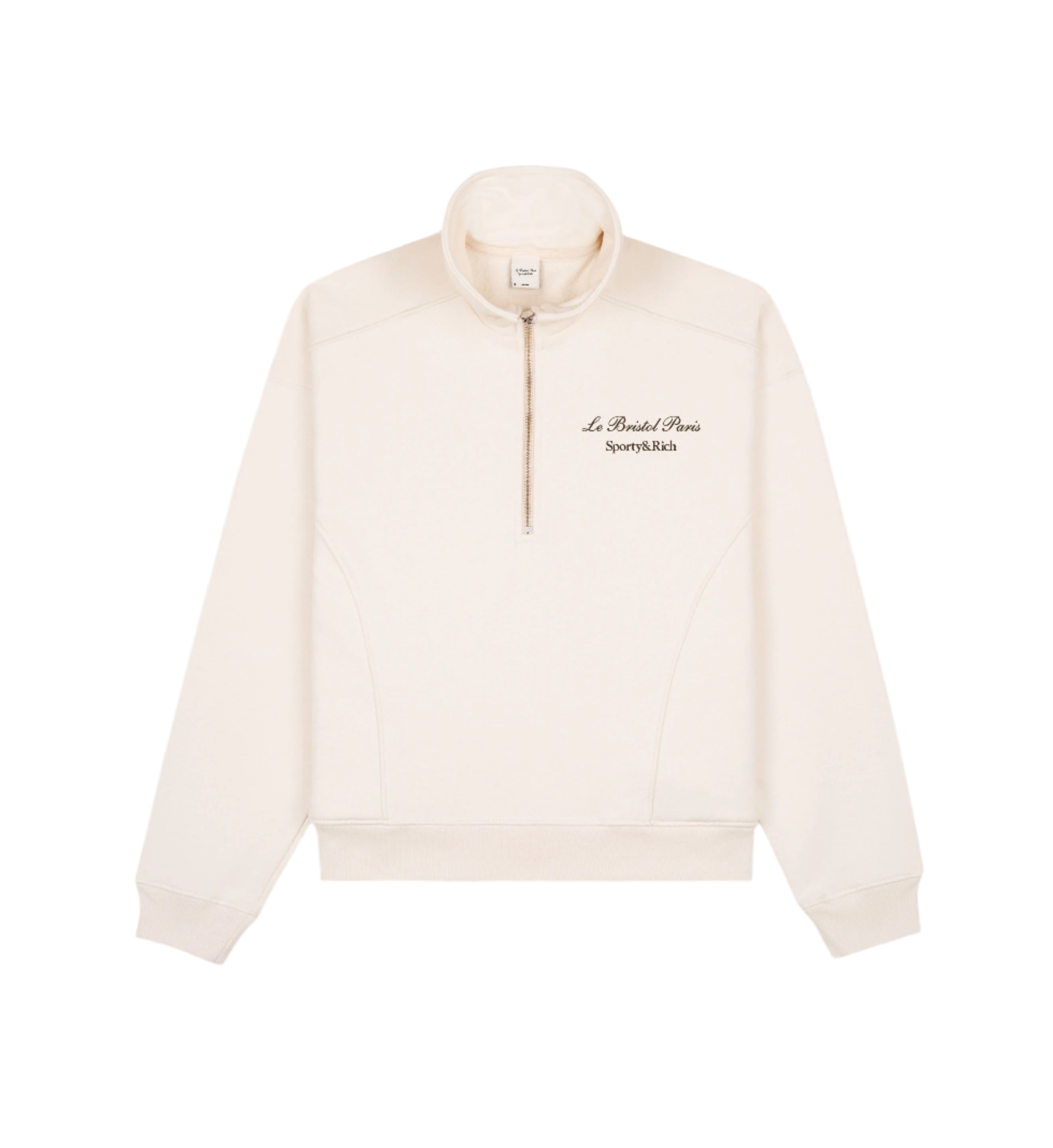 Faubourg Quarter Zip Hoodie Cream