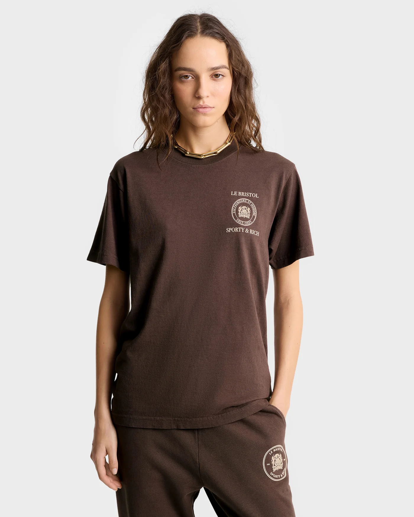 Crest Seal 100th T-Shirt Chocolate